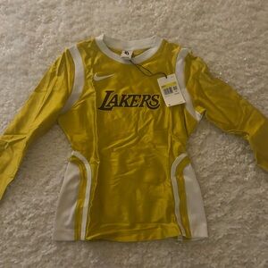 NWT Nike Lakers Long Sleeve Shirt